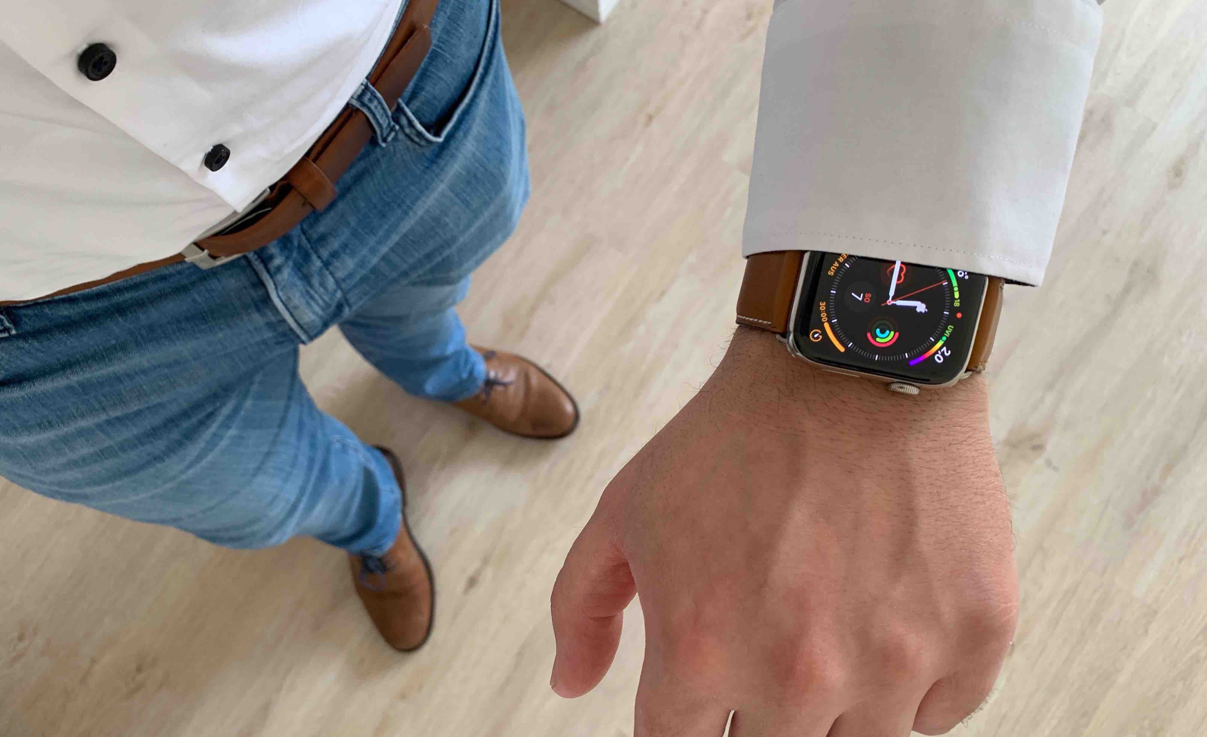 Bandwerk_Armband_Leder_Apple_Watch3 Echtlederarmband mit Faltschließe von Bandwerk - chic, hochwertig und luxuriös