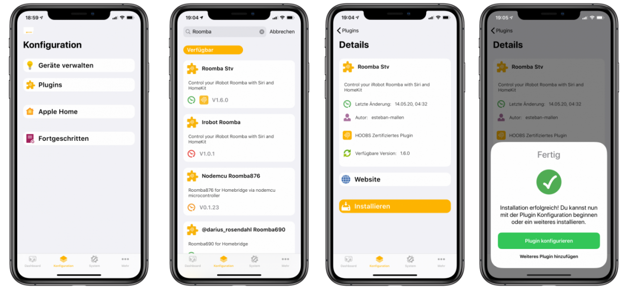 Anleitung Wie du einen iRobot Roomba in Apple HomeKit nutzen kannst