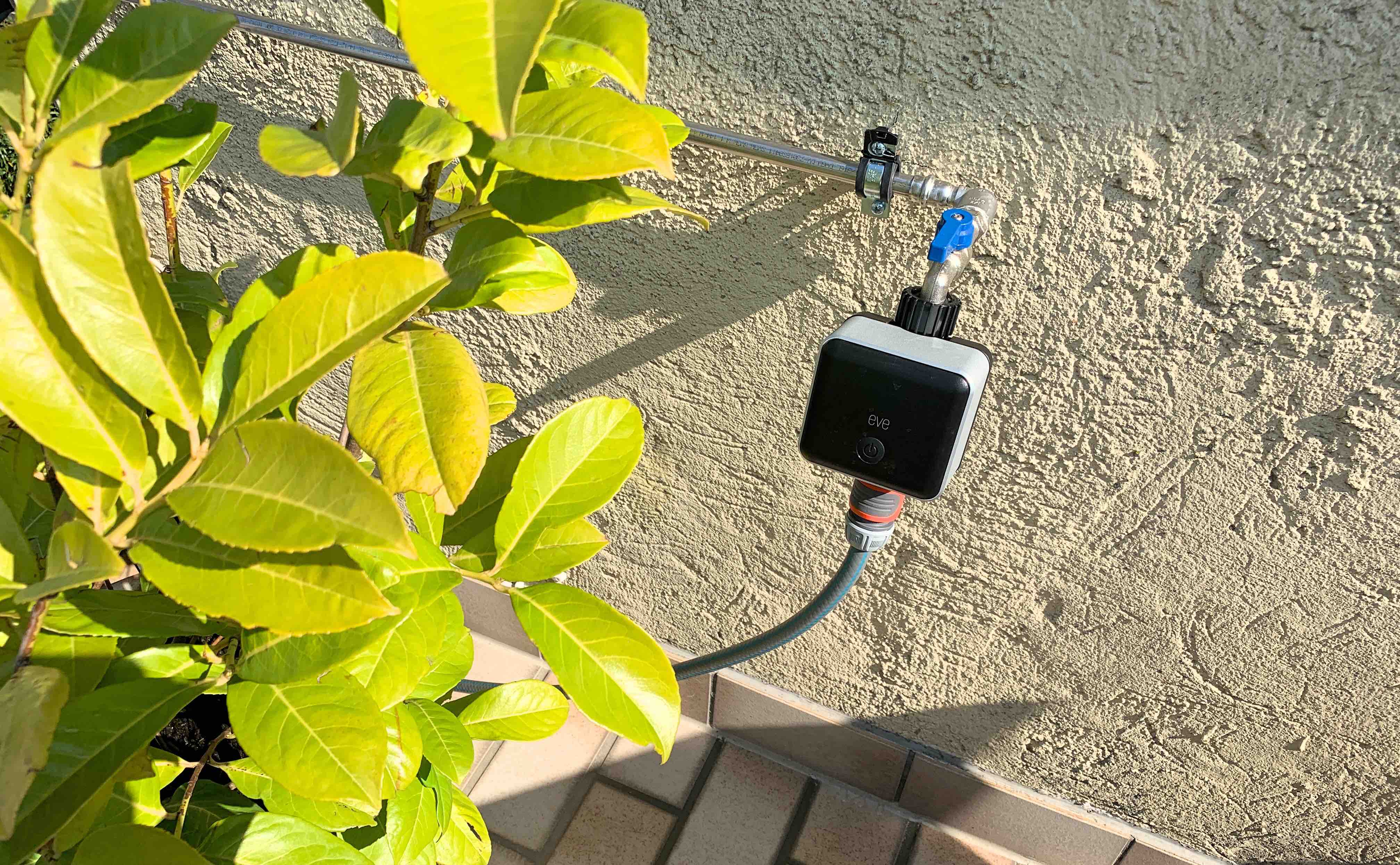 Eve_Aqua_HomeKit_Gardena_Terrasse_Balkon_Pflanzen_Bewässerung2 Pflanzen auf Balkon/Terrasse automatisiert mit Apple HomeKit bewässern