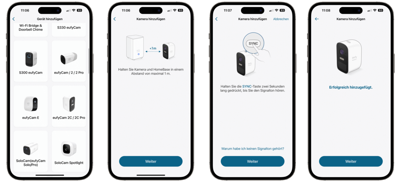 eufyCam 2C Pro von Eufy Scharfes Bild, komplett autark und mit Apple Home Secure Video