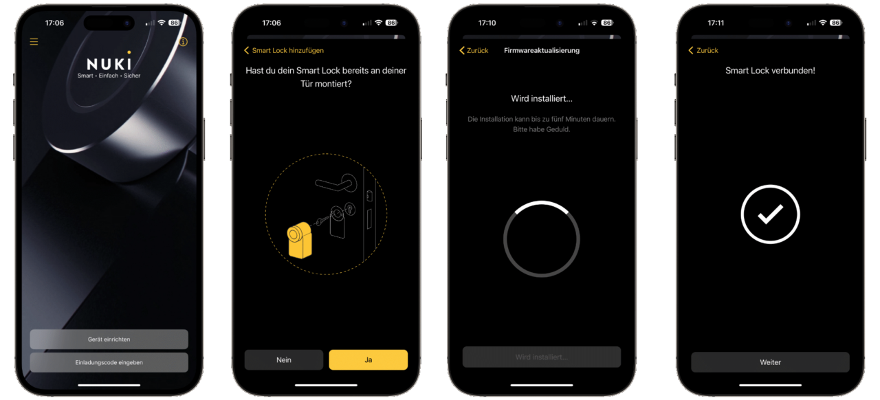Nuki 4.0 Pro mit MatteroverThread Smartes Türschloss für das Apple Home