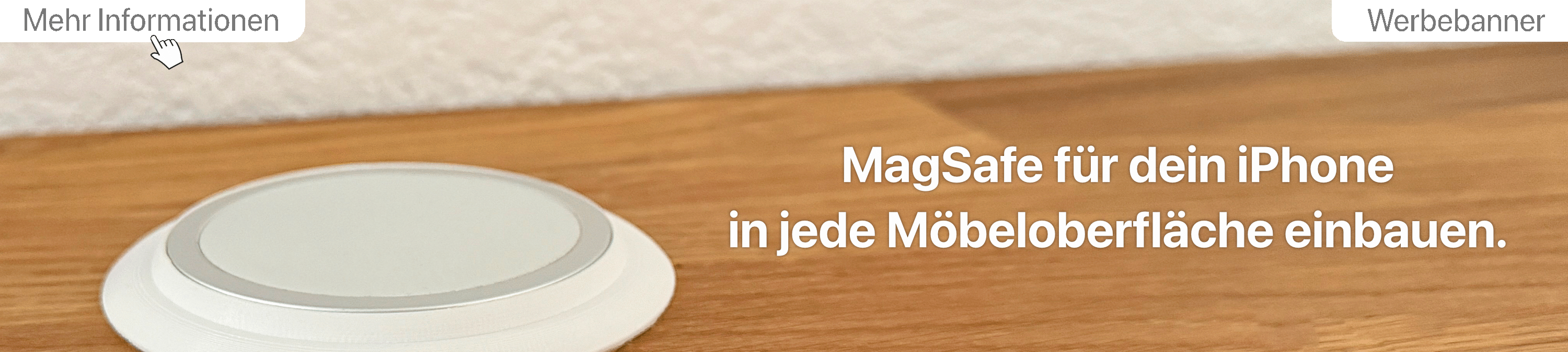 MagSafe-Banner Alltagsprobleme mit dem 3D-Drucker lösen: Wäscheleinenhalter für Balkon und Terrasse