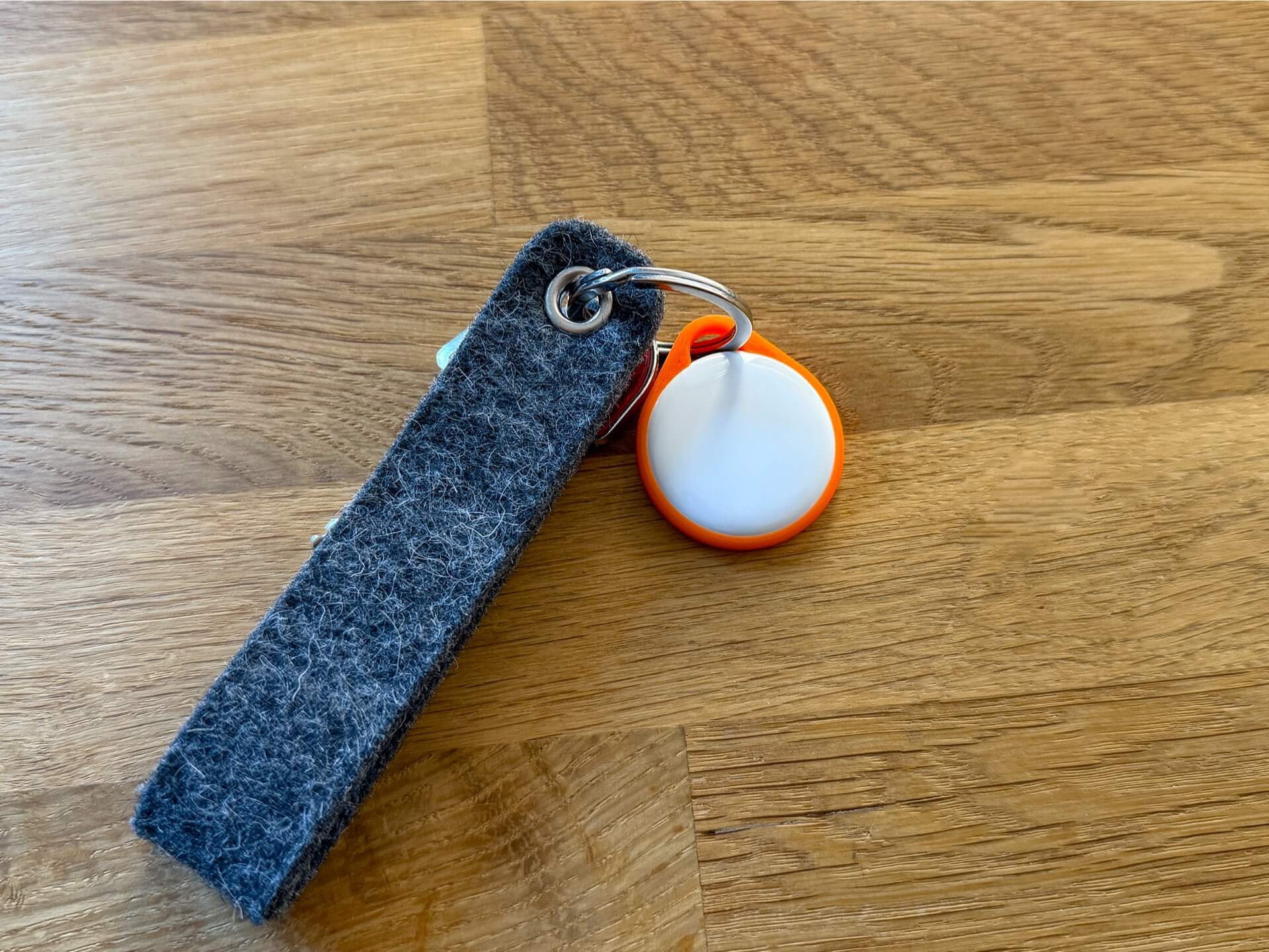 Schluesselring-Apple-AirTag-Prusa-Orange2 Neu im Shop: Schlüsselring für Apple AirTag in Orange