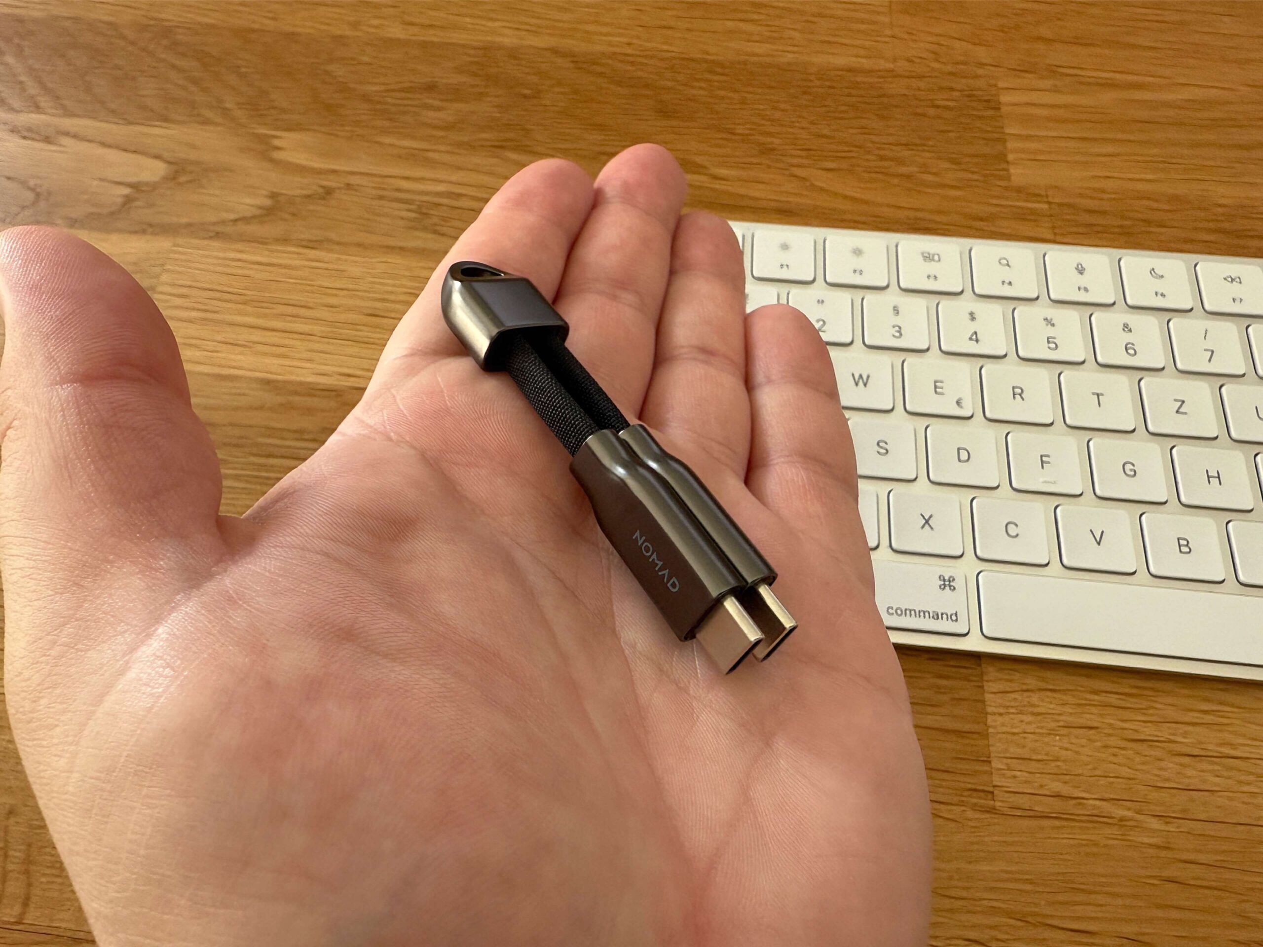 ChargeKey von Nomad - USB-C-Kabel mit USB 3.1 am Schlüsselbund