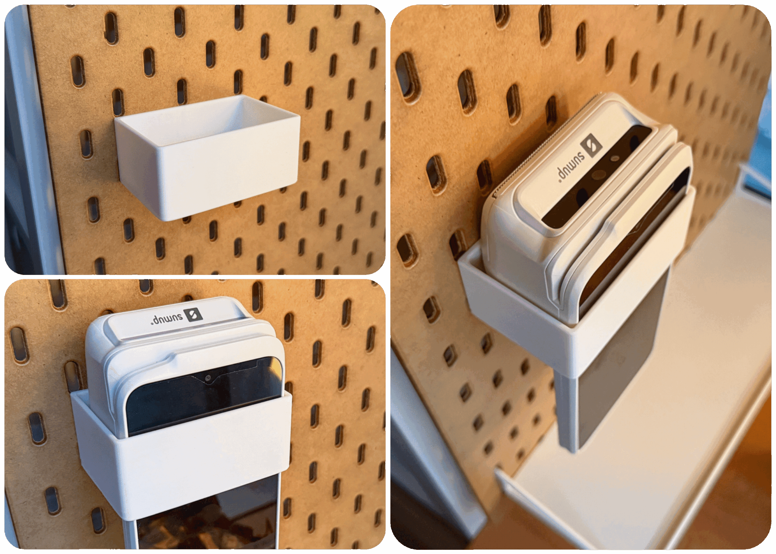 Alltagsprobleme mit 3D-Druck lösen: IKEA-Skadis-Halterung für SumUp Terminal