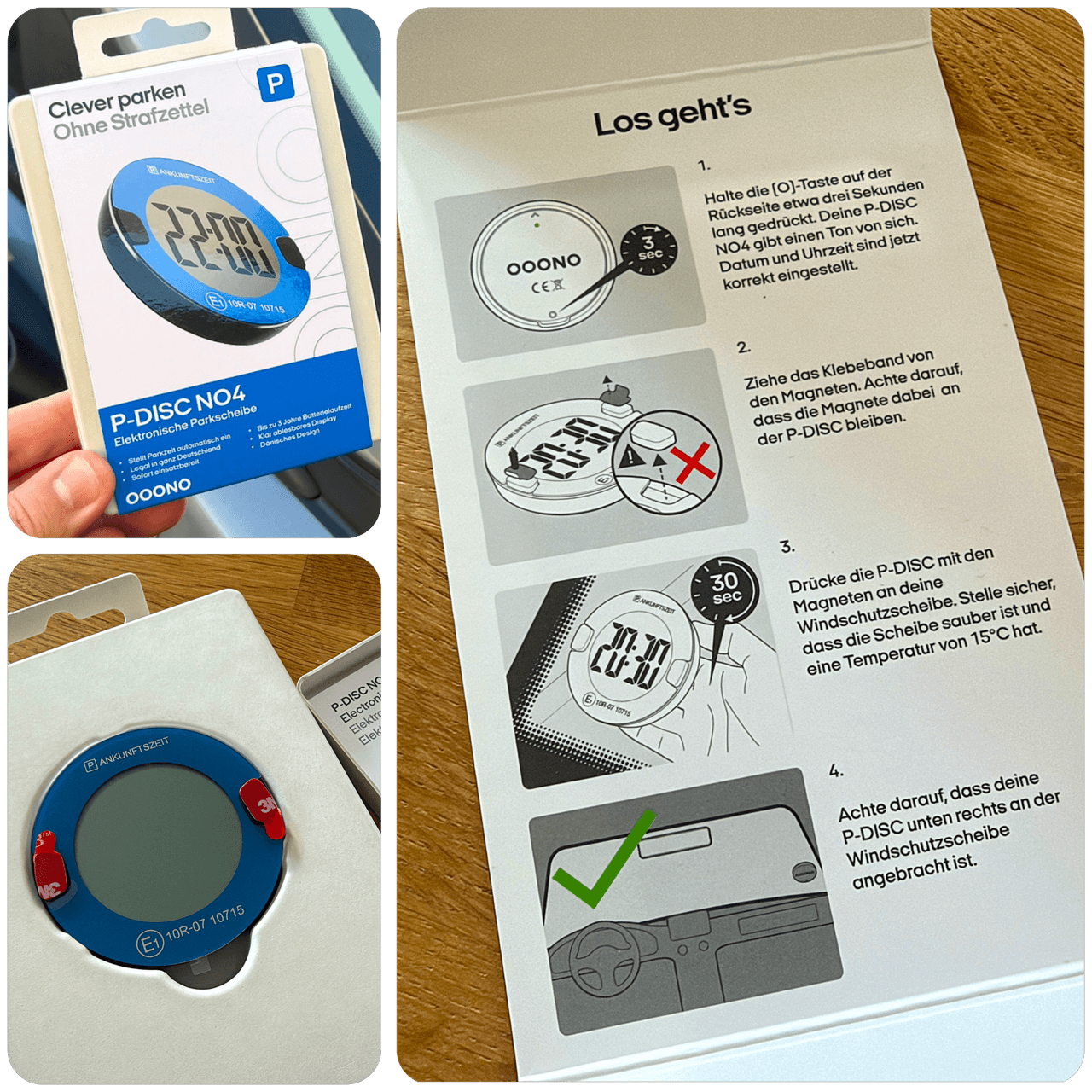 Elektronische_Parkscheibe_PDISC_NO4_mit_automatischer_Zeiteinstellung_von_OOONO5 Elektronische Parkscheibe P-DISC NO4 mit automatischer Zeiteinstellung von OOONO